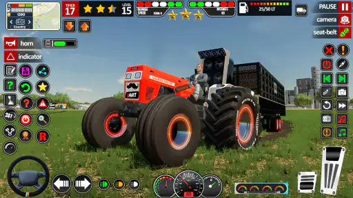 لعبة قيادة الجرار - الزراعة screenshot