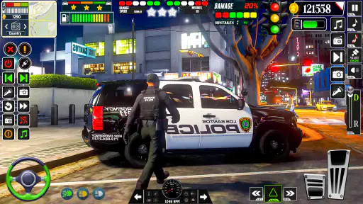 لعبة محاكاة سيارات الشرطة 2025 screenshot