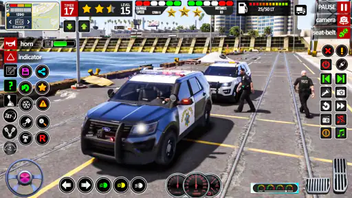 لعبة محاكاة سيارات الشرطة 2025 screenshot