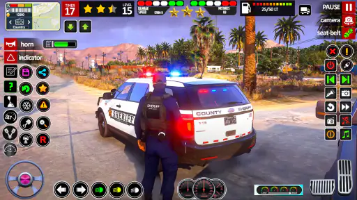 لعبة محاكاة سيارات الشرطة 2025 screenshot