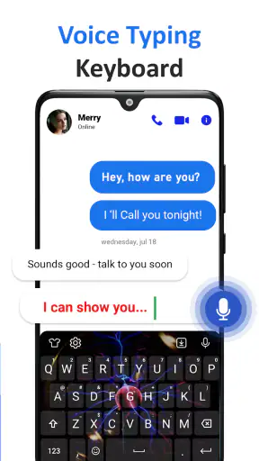 لوحة مفاتيح الكتابة بالصوت screenshot