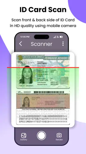 ماسح بطاقات الهوية screenshot