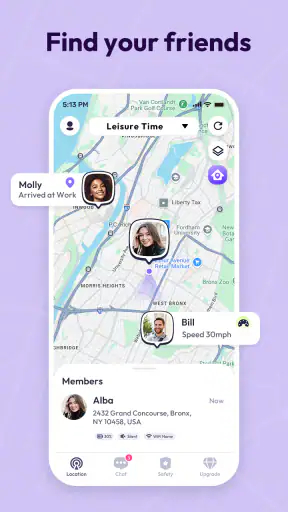 محدد مكان الأسرة :تعقب GPS screenshot