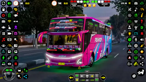 مدرب حقيقي لعبة محاكاة حافلة screenshot