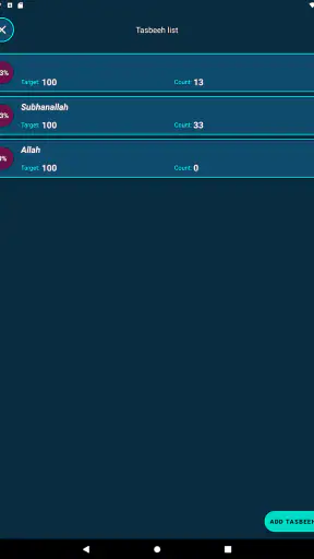 مسبحة إلكترونية: عداد الذكر screenshot
