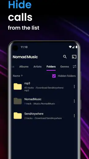 مشغل MP3 - Nomad Music screenshot
