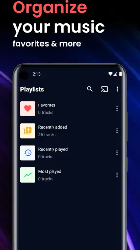 مشغل MP3 - Nomad Music screenshot