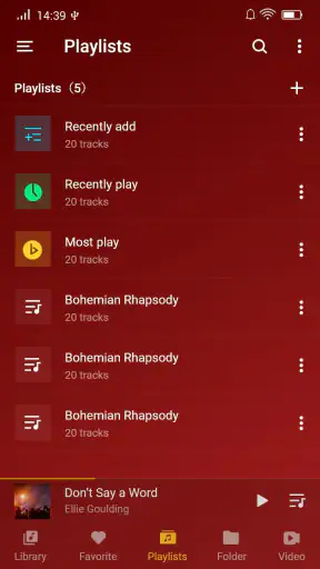 مشغل الموسيقى - مشغل الصوت screenshot