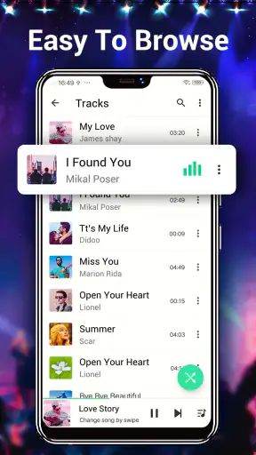 مشغل موسيقى بدون إنترنت، MP3 screenshot