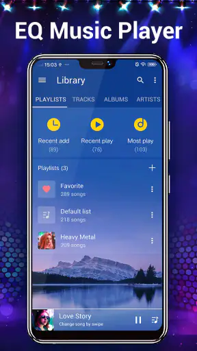 مشغل موسيقى- موسيقى ومشغل MP3 screenshot