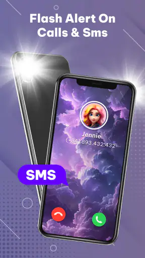 مصباح يدوي - تنبيه فلاش screenshot
