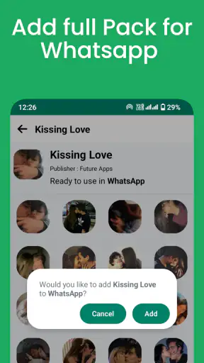 ملصقات الحب - WAStickers screenshot