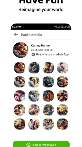 ملصقات رومانسية-WASticker screenshot