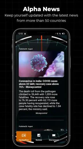 موضوع Alpha Hybrid Launcher 4D screenshot