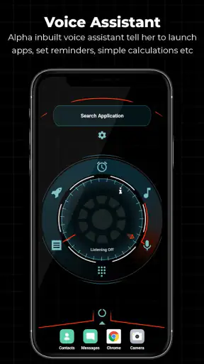 موضوع Alpha Hybrid Launcher 4D screenshot