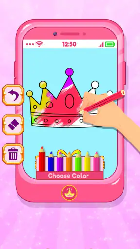 هاتف الأميرة الوردي للأطفال screenshot
