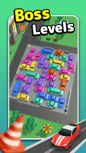 وقوف السيارات مربى 3D screenshot