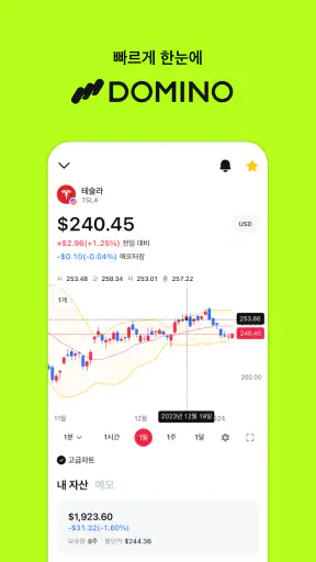 도미노 - 모든 투자를 관리하세요 screenshot