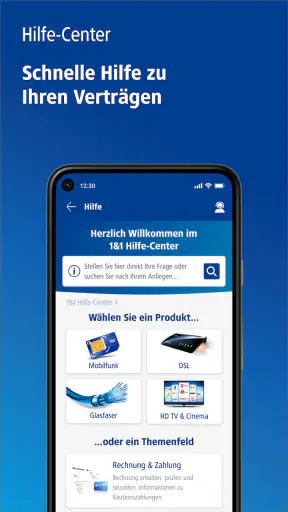 1&1 Control-Center screenshot