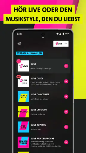 1LIVE: Radio, Musik & Podcasts screenshot