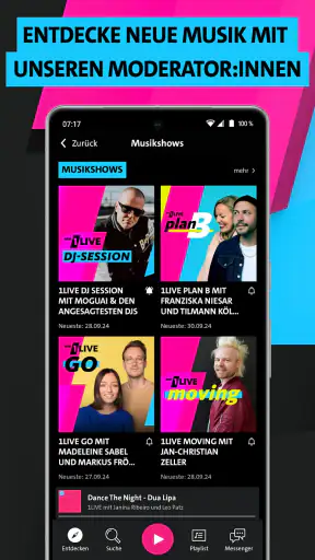1LIVE: Radio, Musik & Podcasts screenshot