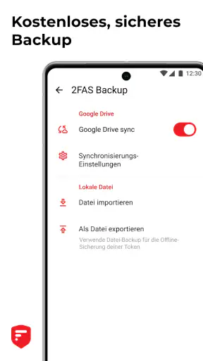 2FA Authenticator (2FAS) screenshot