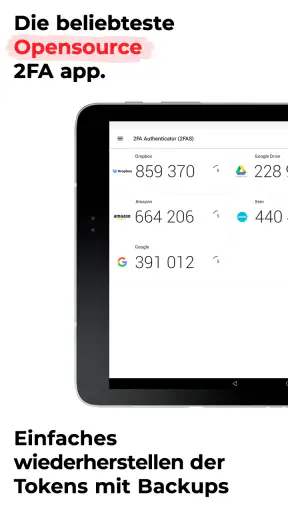 2FA Authenticator (2FAS) screenshot