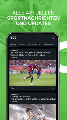 365Scores: Live Scores u. News screenshot