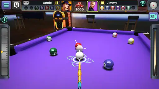 3D Billiard screenshot
