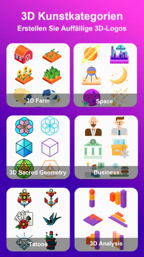 3D Logo Maker - Logo-Ersteller screenshot