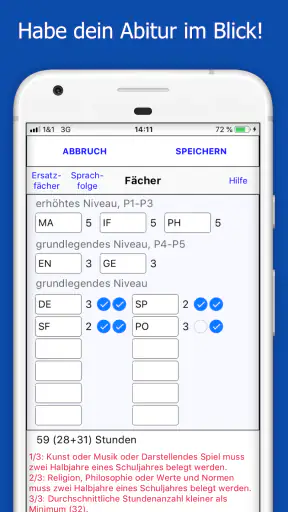 AbiMobil screenshot