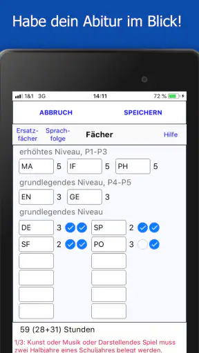AbiMobil screenshot