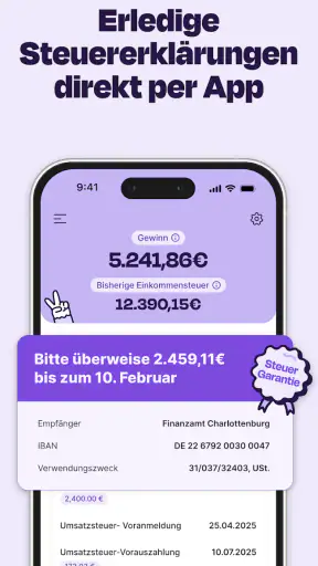 Accountable für Selbständige screenshot