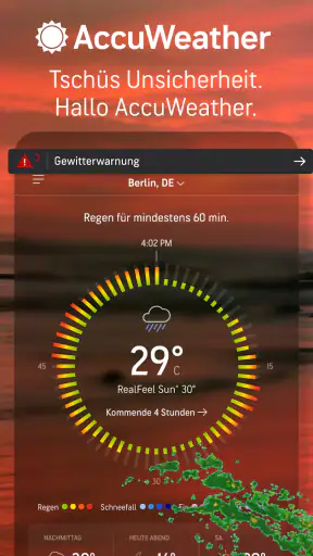 AccuWeather: Wetterradar screenshot