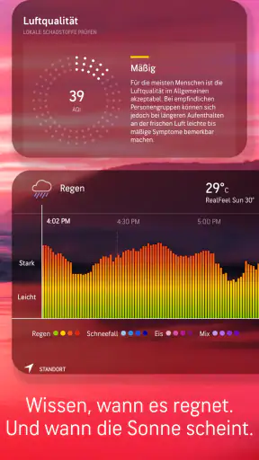 AccuWeather: Wetterradar screenshot