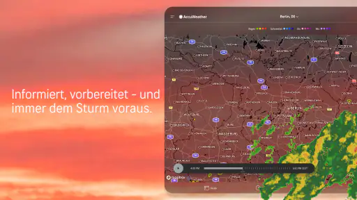 AccuWeather: Wetterradar screenshot