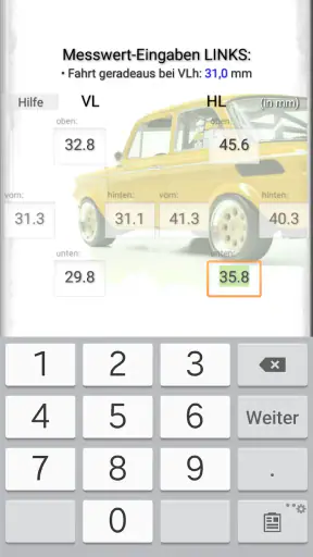 AchsBoxPro Achsvermessung screenshot