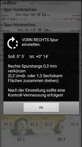 AchsBoxPro Achsvermessung screenshot