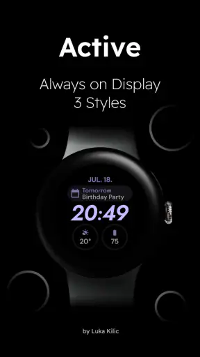 Active - Digital Watch Face screenshot