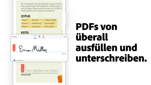 Adobe Acrobat Reader für PDF screenshot