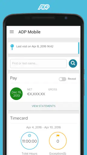 ADP Mobile Solutions screenshot