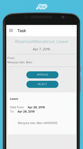 ADP Mobile Solutions screenshot