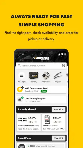 Advance Auto Parts screenshot