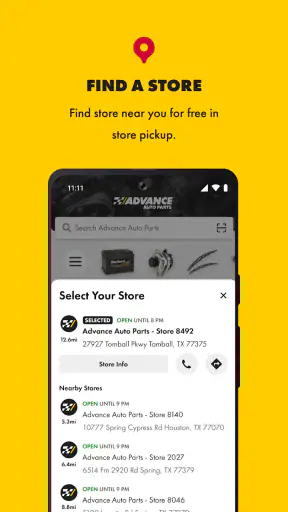 Advance Auto Parts screenshot