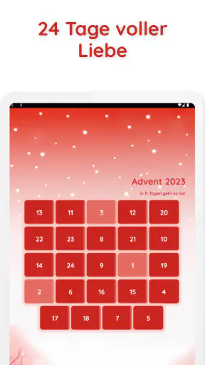 Adventskalender für Paare screenshot