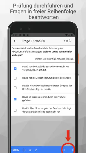 AEVO-Held Prüfungsvorbereitung screenshot