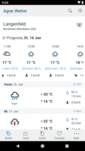 Agrar Wetter screenshot