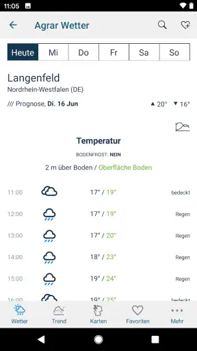 Agrar Wetter screenshot