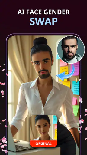 AI gesichtstausch-deepfake app screenshot