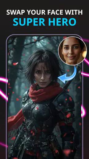 AI gesichtstausch-deepfake app screenshot